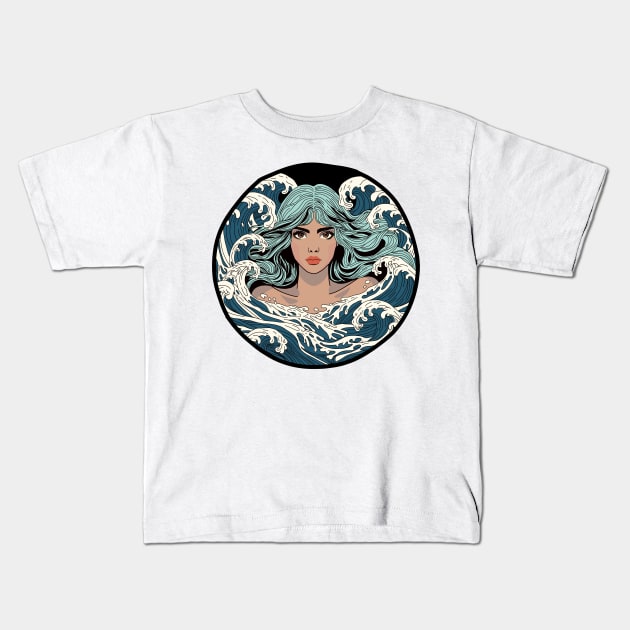 Aquarius Kids T-Shirt by CraftyDesign66